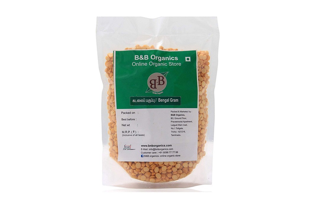 B&B Organics Bengal Gram    Pack  2 kilogram